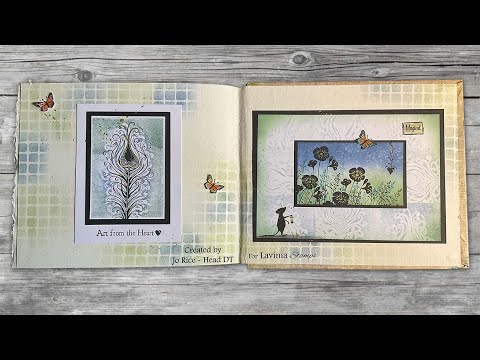 Magical Garden Poppy by Jo Rice - A Lavinia Stamps Tutorial