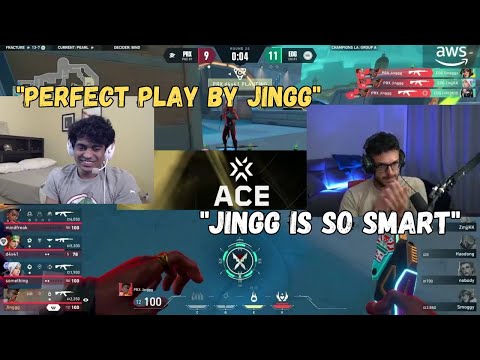 Tarik & Curry reacts to PRX Jingg GENIUS Phoenix Ace against EDG