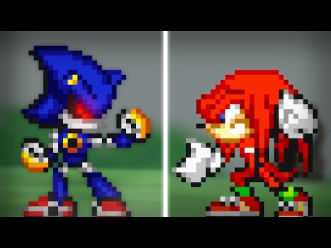 Knuckles VS Metal Sonic