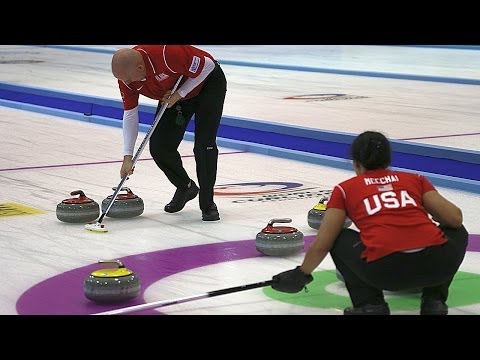 CURLING: NZL-USA World Mixed Doubles Chp 2014 - HIGHLIGHTS