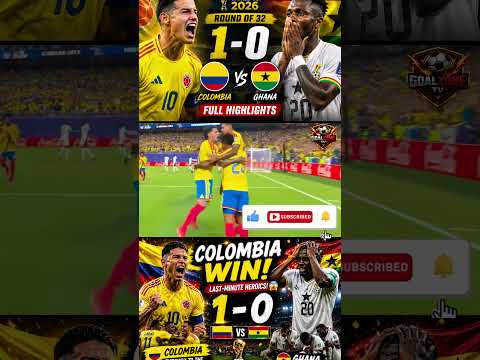 Colombia 1-0 Ghana | Jhon Arias Sends Colombia Through! 🇨🇴 | FIFA World Cup 2026 Highlights