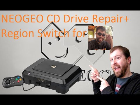 Neogeo CD Front Loader System Repair and Region Switch Mod for Adam Koralik. Sega CD Surprise!