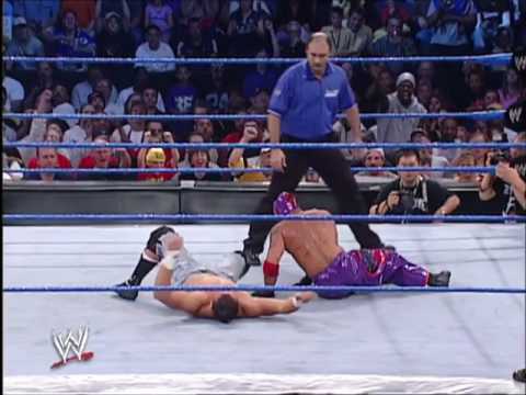 Torrie Wilson & Rey Mysterio vs Jamie Noble & Nidia - WWE SmackDown! 09/19/2002