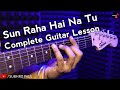 Sun Raha Hai Na Tu Guitar Lesson | Intro, Chords | Electric Guitar Tutorial For Beginners Easy Song