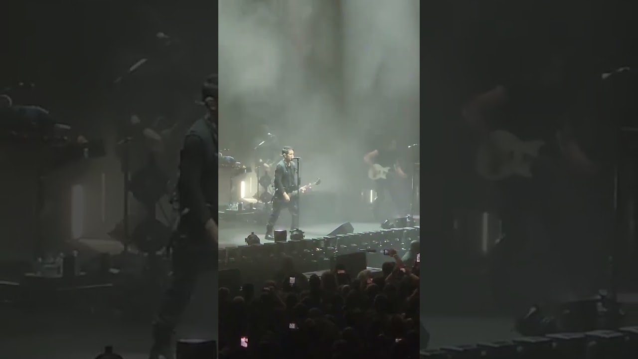 Trent Reznor Loses It After Seeing Crowd-Surfing Santa