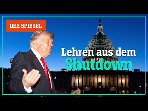 Video Thumbnail: Im Shutdown hatten die Demokraten ein Mittel gegen Trump. Und jetzt? – Shortcut | DER SPIEGEL