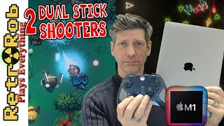 M1 Macbook DOUBLE FEATURE! 2 Great Dual Stick Shooters On MacBook Air With Wireless XBox Controller