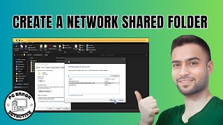 How To Create A Network Shared Folder On Windows 10 | Set Up Network S
