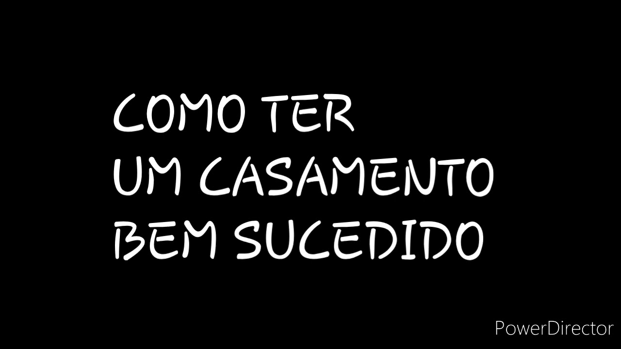 DISCURSO: COMO TER UM CASAMENTO BEM SUCEDIDO