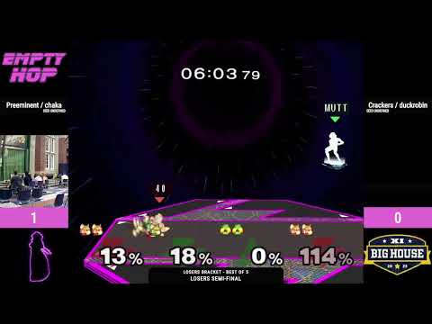 Preeminent/chaka vs. Crackers/duckrobin - Melee Doubles Losers Semis - Empty Hop