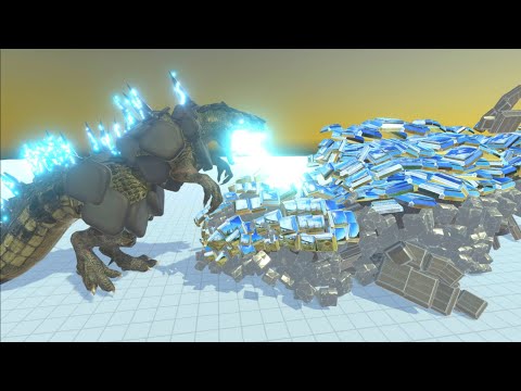 GODZILLA DINOSAUR VS ALL UNITS EPIC BATTLES - ANIMAL REVOLT BATTLE SIMULATORS