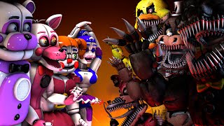 [SFM FNAF] Sister Location VS. Five Nights&#39;s at Freddy&#39;s