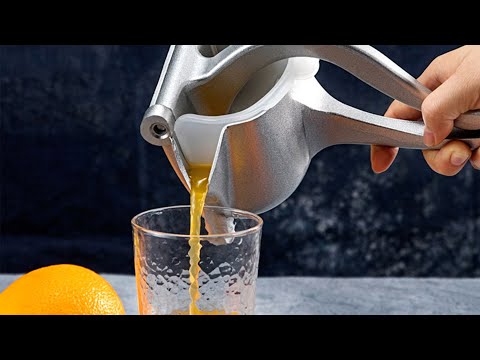 Manual semi-automatic hand pressed fruit juicer
