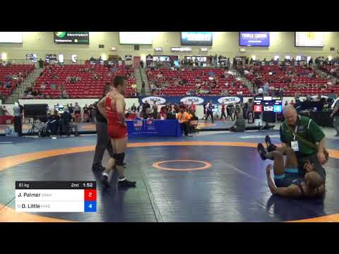 2018 Marine Corps US Open/Senior Men's Freestyle 61 Con 8 #2 - Joey Palmer (Oran) Vs. Darrius Litt