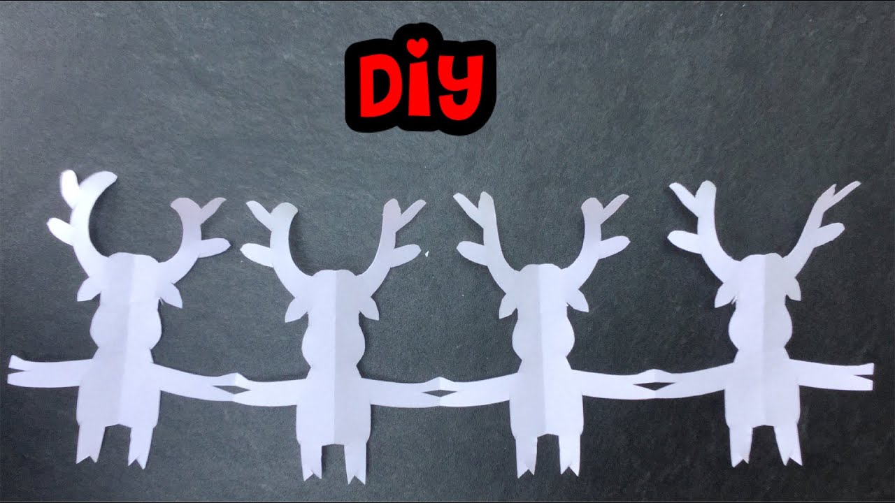 DIY: RENIFER Z PAPIERU ★ Prace plastyczne na Boże Narodzenie ★ Renifery, kreatywnie
