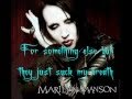 Evidence - Marilyn Manson [Lyrics, Video w/ pic ...