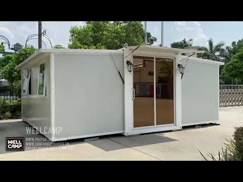 How Fast! Installation of Expandable Container House with 2 Bedrooms and 1 Bathroom House