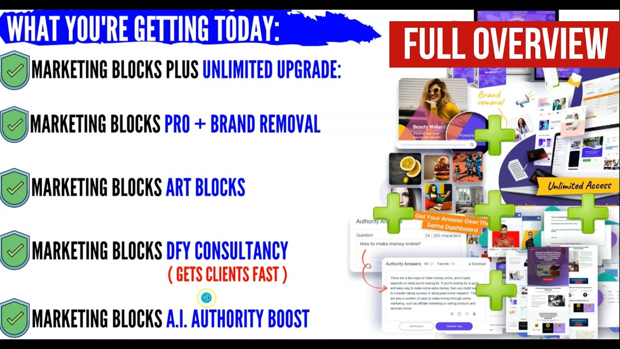 MarketingBlocks tutorial