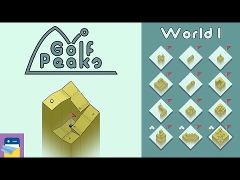Golf Peaks: World 1 Walkthrough Guide & iOS / Android / PC Gameplay (by Lukasz Spierewka) - YouTube