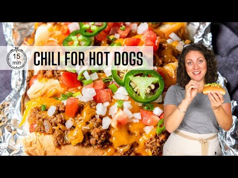 Quick Chili for Hot Dogs | Just 15 Minutes!
