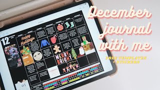 December Journal With Me | Free Templates + Stickers ✨| GoodNotes 5 📖