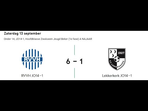 RVVH 14-1 - Lekkerkerk 14-1 13-9-2025 1ste helft