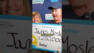 JAMES MOSLEY - $250,000 Powerball Winner