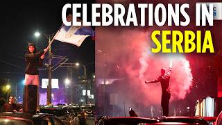 WATCH: Wild Scenes of Celebration in Belgrade as Vučić Concedes Serbian Election 2026 | N18G