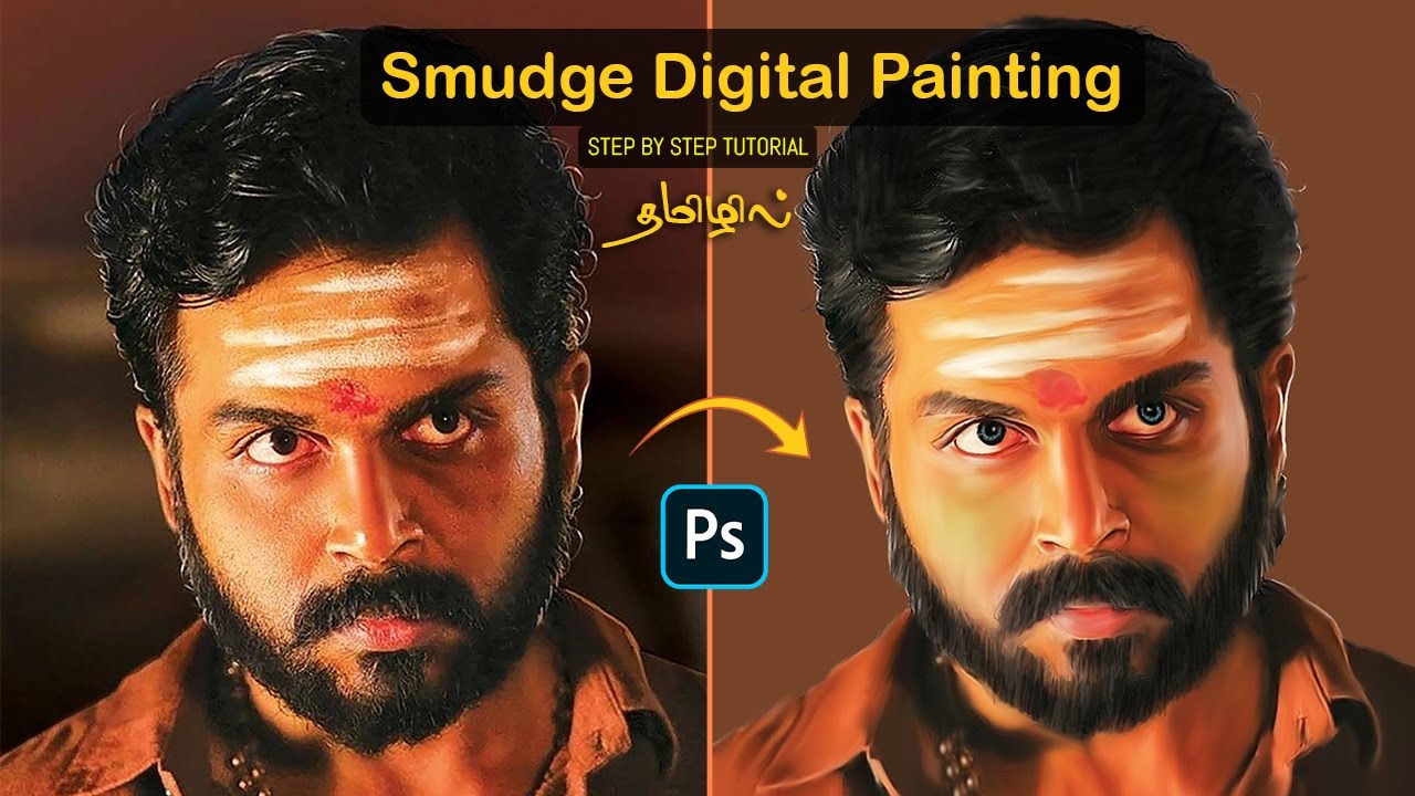 Photoshop Digital Painting Tutorial for Beginners - video 3
