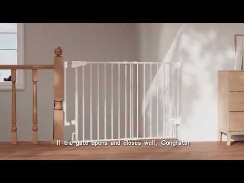 How to Install the Cumbor No-Bottom-Bar Hard Mounted Safety Gate