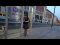 Fat Steve Nearly Cops For One In Stockings Suspenders In A Mad City Alone In The Dark In Leeds