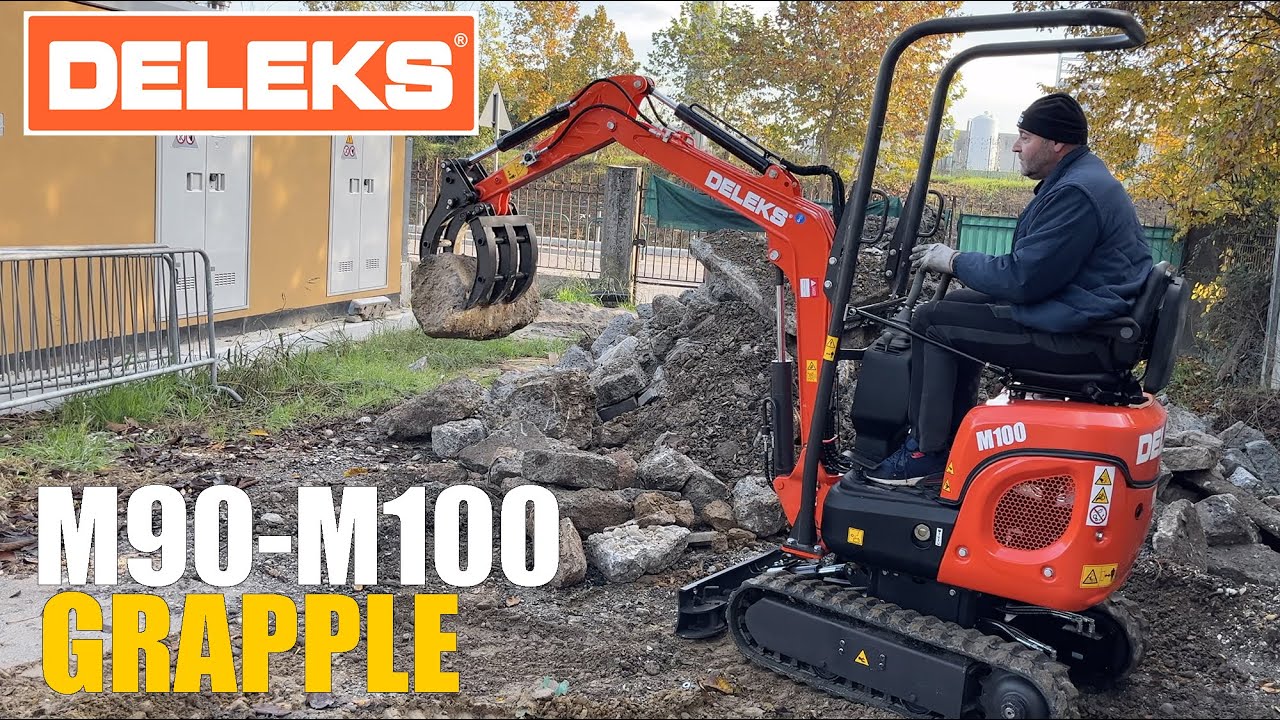 Holzgreifer für Minibagger