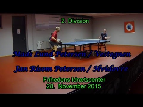 151128 2. Div, Mads Lund Petersen - Jan Risom Petersen