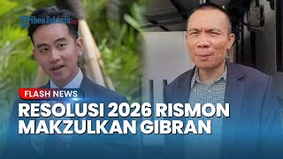 Rismon Sianipar Suarakan Resolusi 2026: Tuntut Pemakzulan Gibran dan Serukan People Power