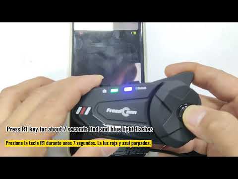 R1Plus Motorcycle helmet bluetooth with camera TF card formatting