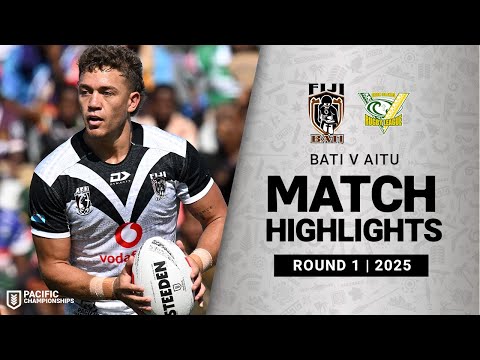 NRL Highlights | 2025 Pacific Championships | Bati v Aitu | Match Highlights | Round 1