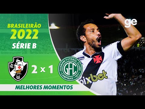 Gols e lances de Vasco da Gama x Guarani
