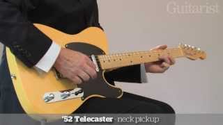 Video thumbnail for Fender American Vintage Series '52, '58 & '64 Telecaster demo by Guitarist