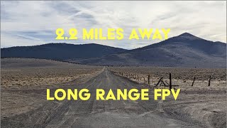 My Furthest flight! 2.2 miles out Long Range FPV RAW DVR Mountain Surfing | Rekon 6 LR