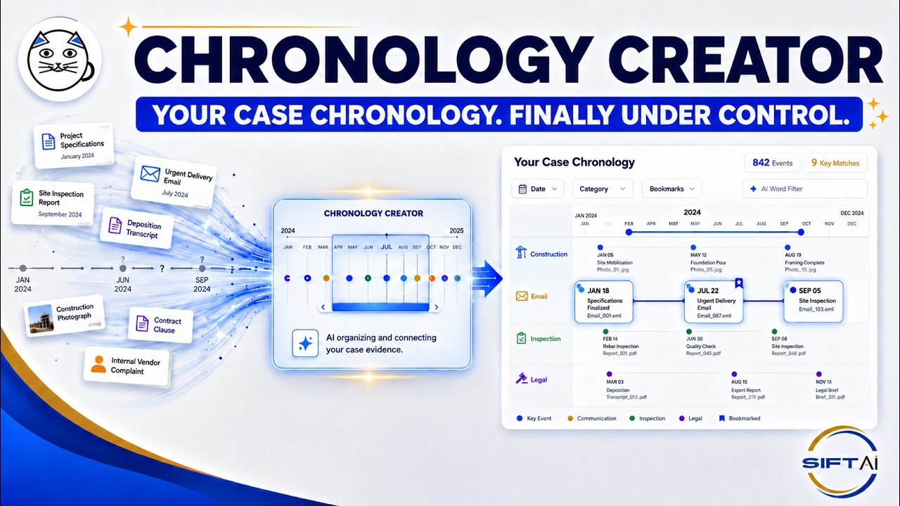 Chronology Creator — SIFT AI
