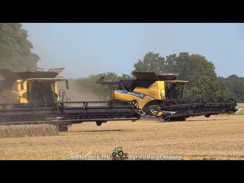 New Holland - John Deere -++ / Getreideernte - Grain Harvest  2021