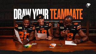 DRAW YOUR TEAMMATE | James Butler, Justin McInnis, and Jevon Cottoy