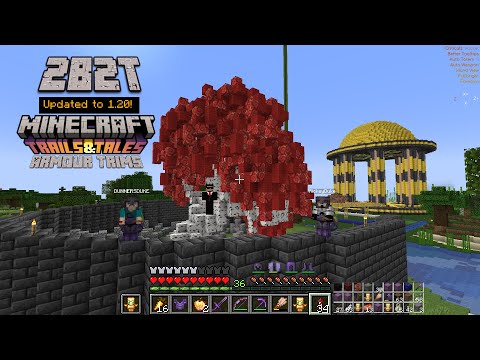 Dunners Duke discovers Minecraft 2b2t secrets in 1.20 update! EPIC Armour Trim Adventure! 😱