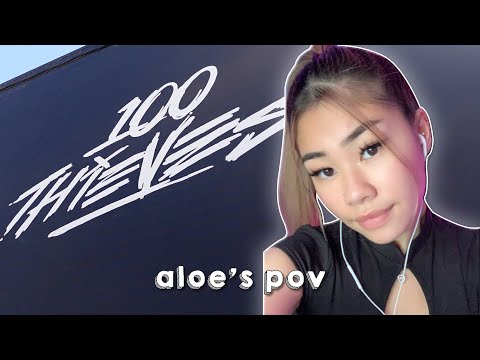 VISITING THE 100 THIEVES COMPOUND | aloe's pov ep.29