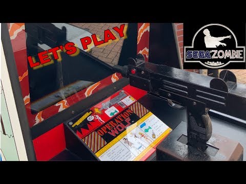 Sega Zombie - let’s play Operation  Wolf arcade - Original  Arcade Cab
