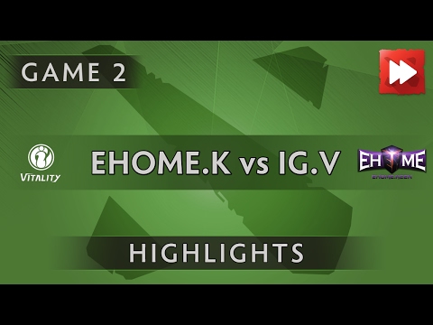 EHOME.KEEN vs iG.Vitality [Game 2] Dota 2 Professional League 2016 - Dota Highlights