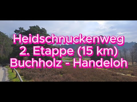 Heidschnuckenweg 2.Etappe (15 km) Buchholz i. d. Nordheide - Handeloh