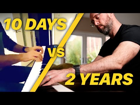 2 years piano progress from absolute beginner