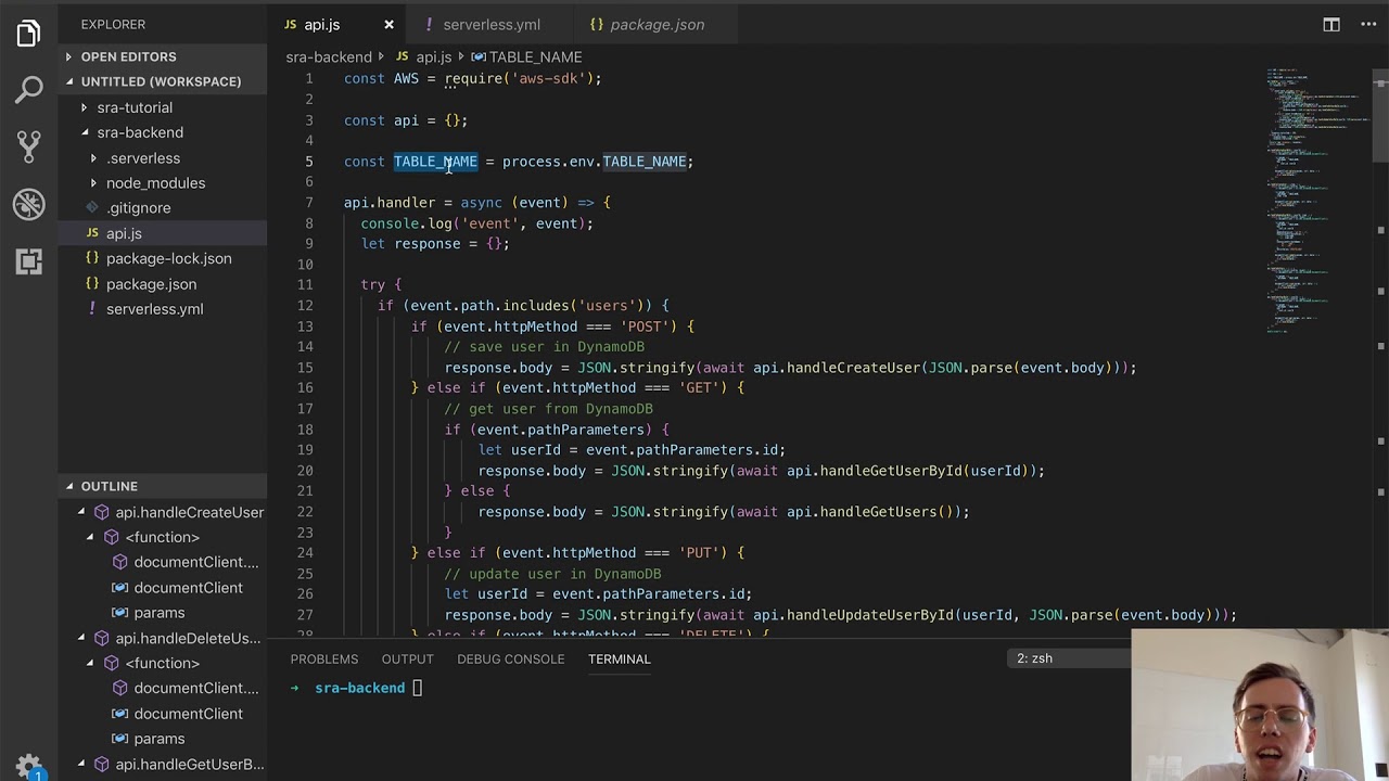 Serverless: Zero to Paid Professional - #19e SLS Lambda Code Review