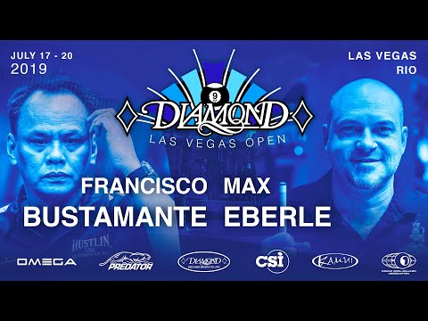 Francisco Bustamante vs Max Eberle | 2019 Diamond Las Vegas Open